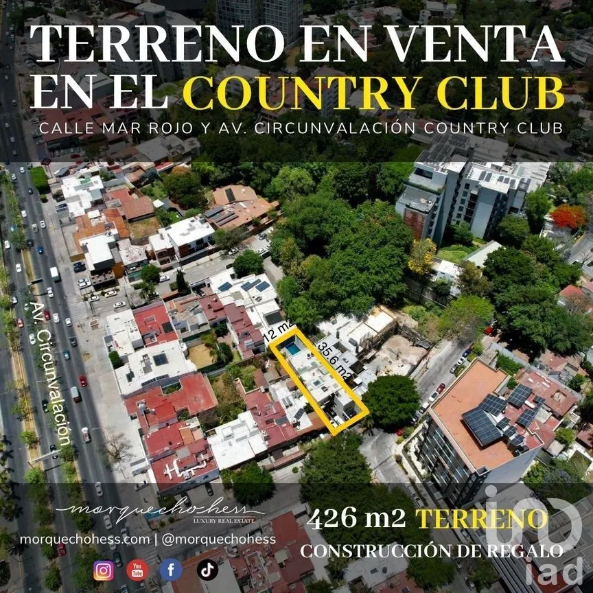 Terreno en Venta en Country Club, Guadalajara, Jalisco | NEX-270201 | iad México | Foto 3 de 26