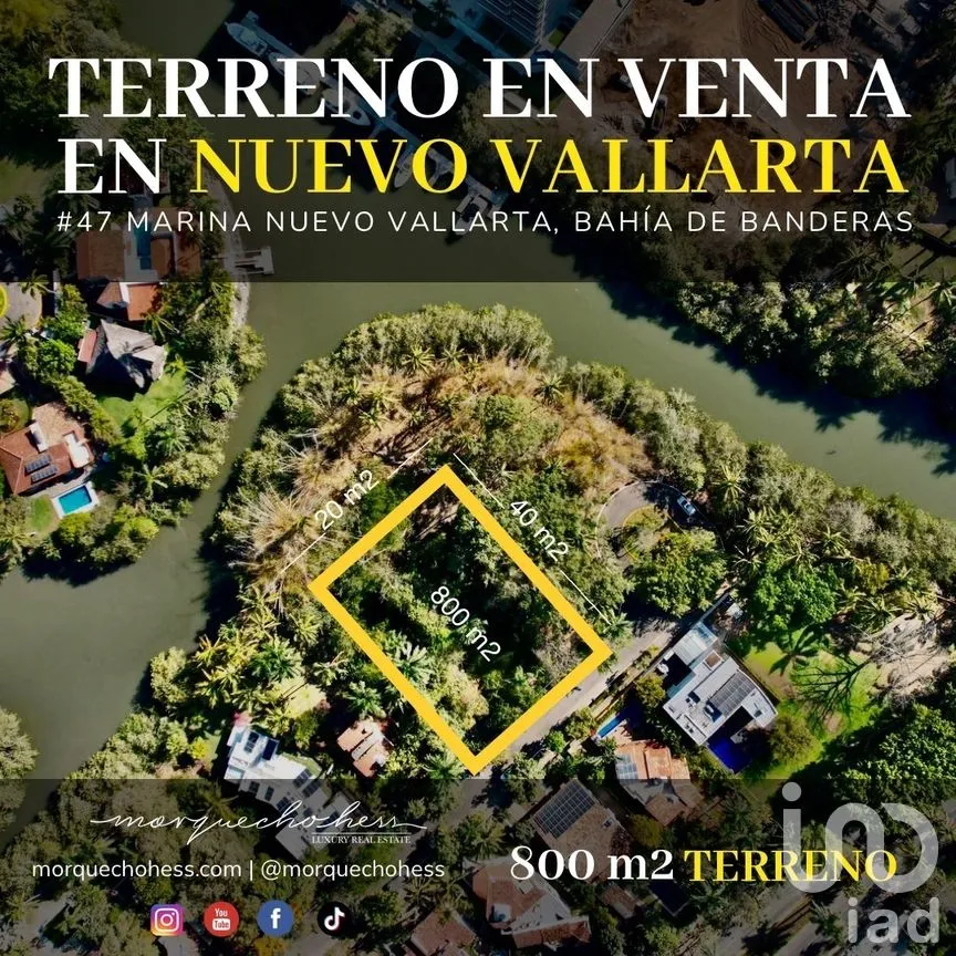 Terreno en Venta en Nuevo Vallarta, Bahía de Banderas, Nayarit | NEX-270203 | iad México | Foto 1 de 3