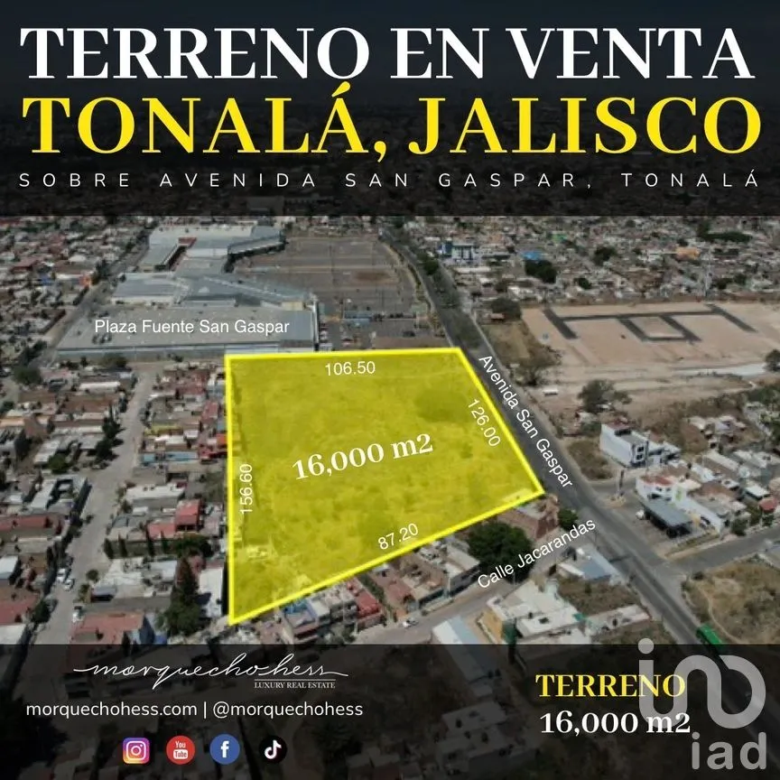 Terreno en Venta en San Gaspar, Tonalá, Jalisco | NEX-270222 | iad México | Foto 3 de 3