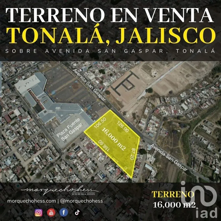 Terreno en Venta en San Gaspar, Tonalá, Jalisco | NEX-270222 | iad México | Foto 1 de 3