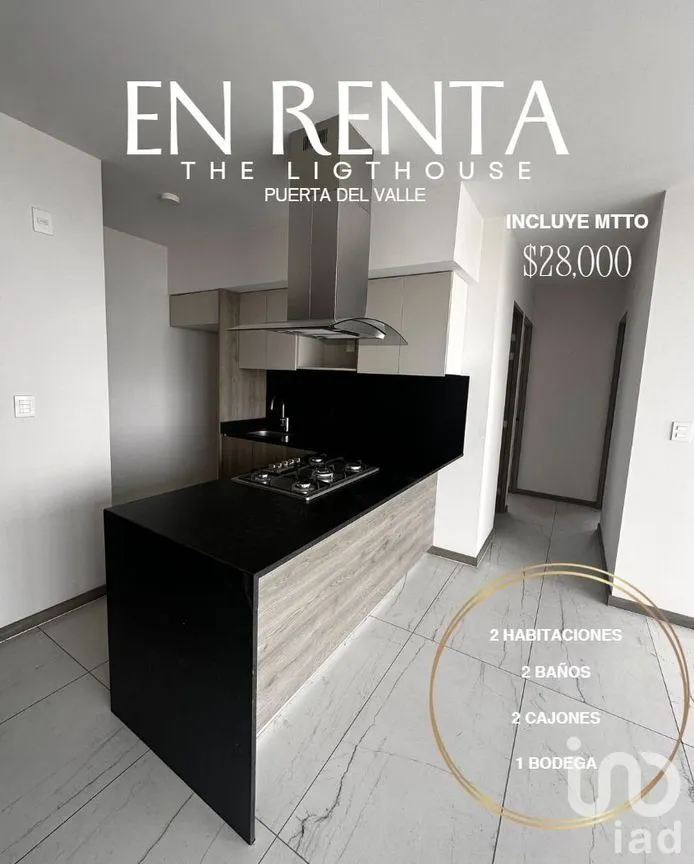 Departamento en Renta en Puerta del Valle, Zapopan, Jalisco | NEX-271375 | iad México | Foto 1 de 20