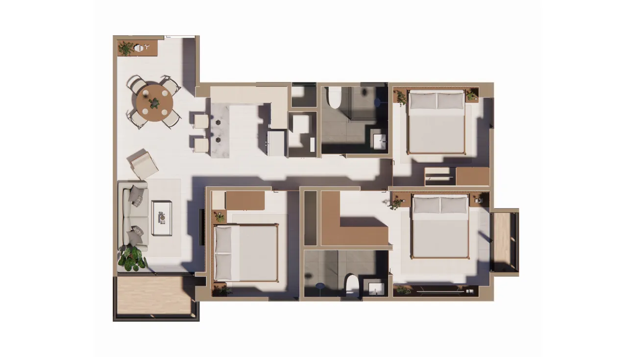 Departamento en Venta en Lomas de Angelópolis II, San Andrés Cholula, Puebla | NEX-240991 | iad México | Foto 7 de 42