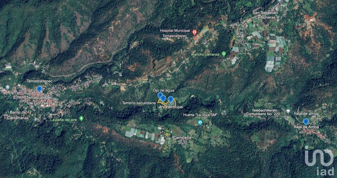 Terreno en Venta en Real de Arriba, Temascaltepec, México | NEX-261137 | iad México | Foto 3 de 4