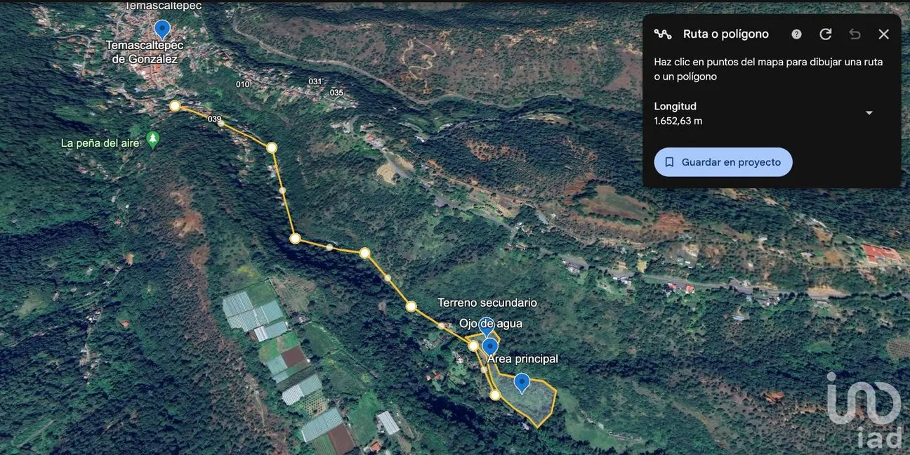 Terreno en Venta en Real de Arriba, Temascaltepec, México | NEX-261137 | iad México | Foto 4 de 4