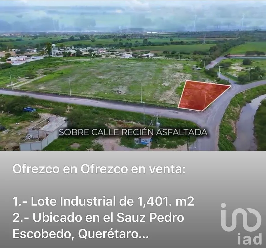 Terreno en Venta en El Sáuz Alto, Pedro Escobedo, Querétaro | NEX-255060 | iad México | Foto 5 de 6