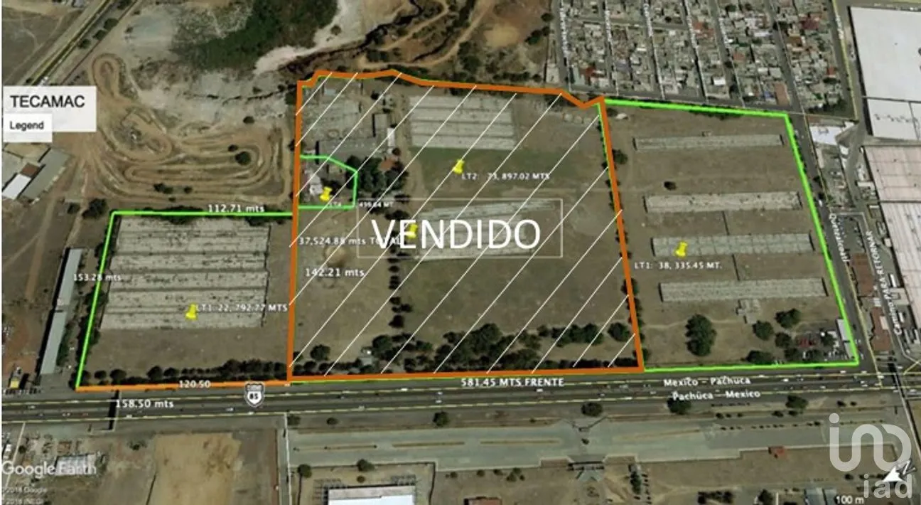 Terreno en Venta en Hueyotenco, Tecámac, México | NEX-291301 | iad México | Foto 2 de 13