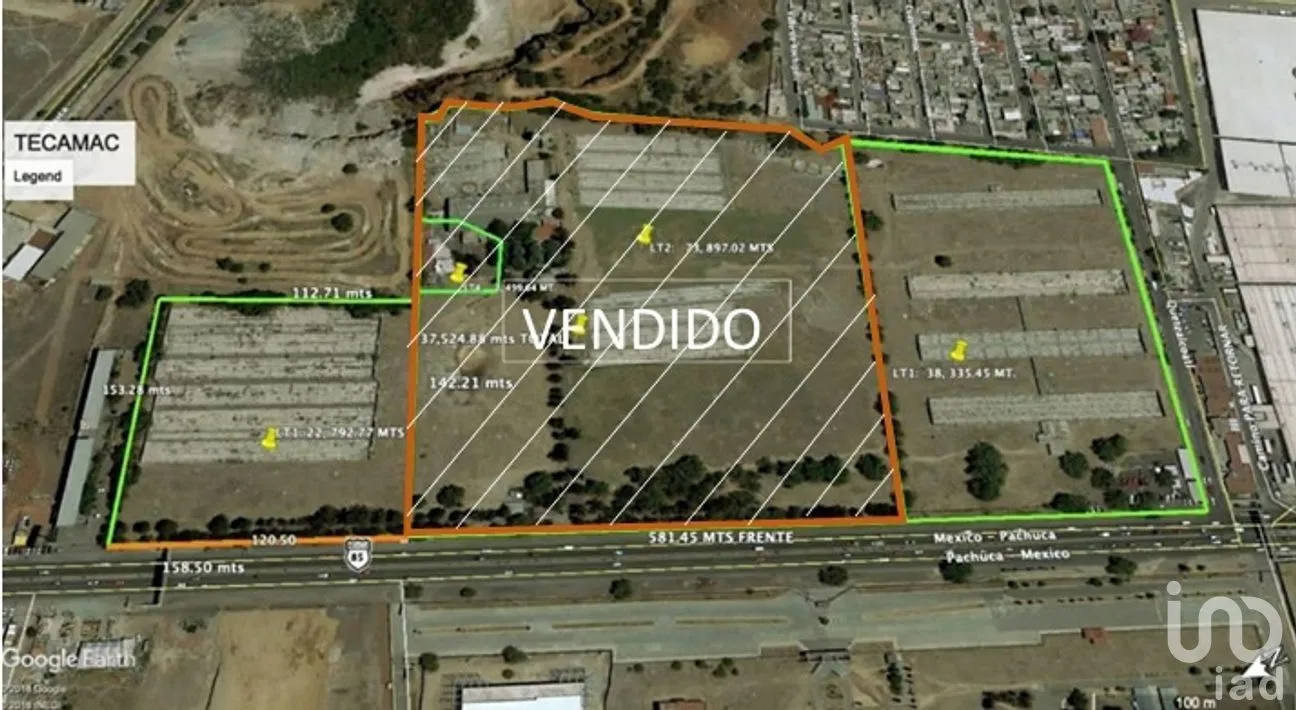 Terreno en Venta en Hueyotenco, Tecámac, México | NEX-291308 | iad México | Foto 2 de 15