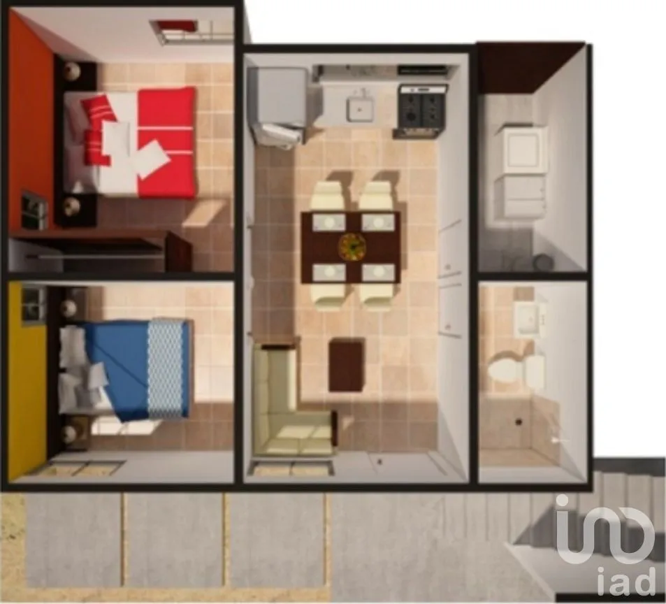 Departamento en Venta en Paraíso Maya, Benito Juárez, Quintana Roo | NEX-289601 | iad México | Foto 6 de 13