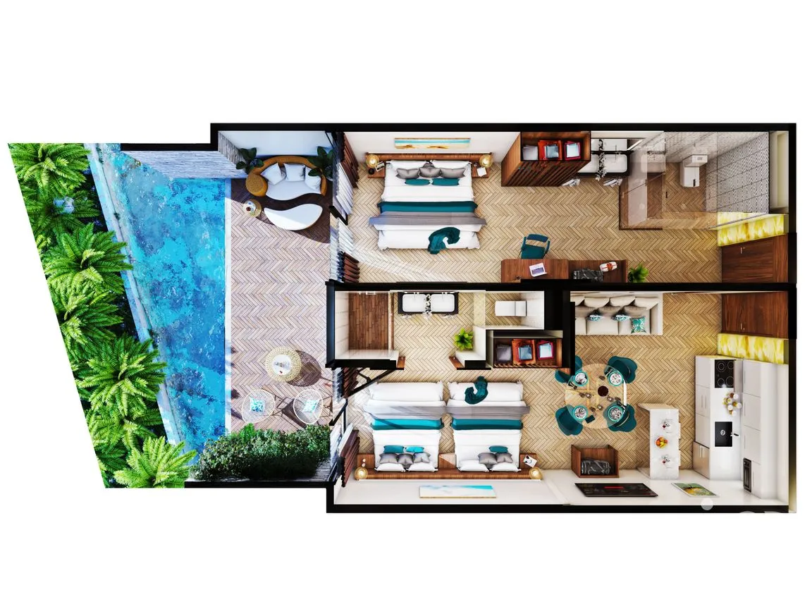 Departamento en Venta en Cancún (Internacional de Cancún), Benito Juárez, Quintana Roo | NEX-187573 | iad México | Foto 9 de 9