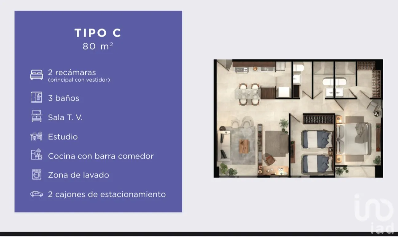Departamento en Venta en Tepeyac, Zapopan, Jalisco | NEX-191578 | iad México | Foto 2 de 15