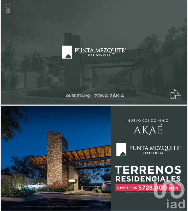 Terreno en Venta en Zákia, El Marqués, Querétaro | NEX-212464 | iad México | Foto 1 de 9