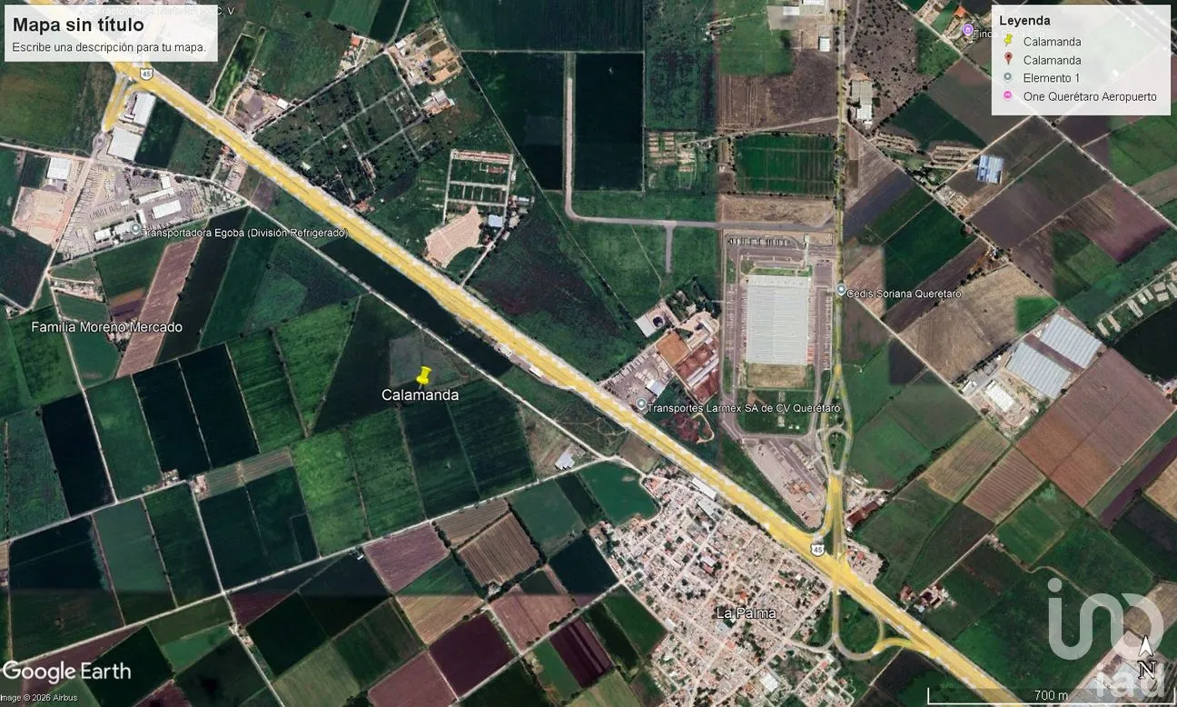 Terreno en Venta en Calamanda, El Marqués, Querétaro | NEX-289690 | iad México | Foto 2 de 12
