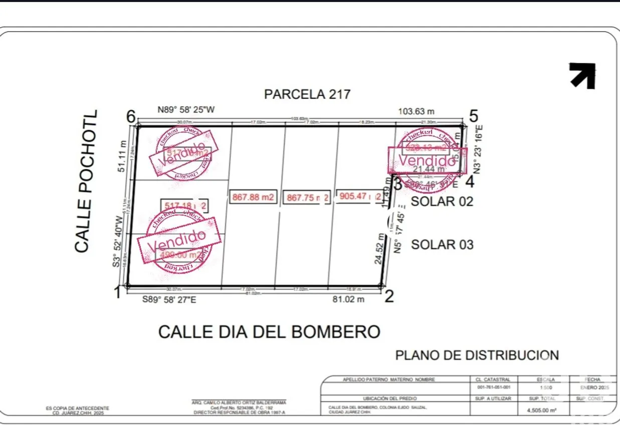 Terreno en Venta en Águilas de Zaragoza, Juárez, Chihuahua | NEX-248878 | iad México | Foto 2 de 5