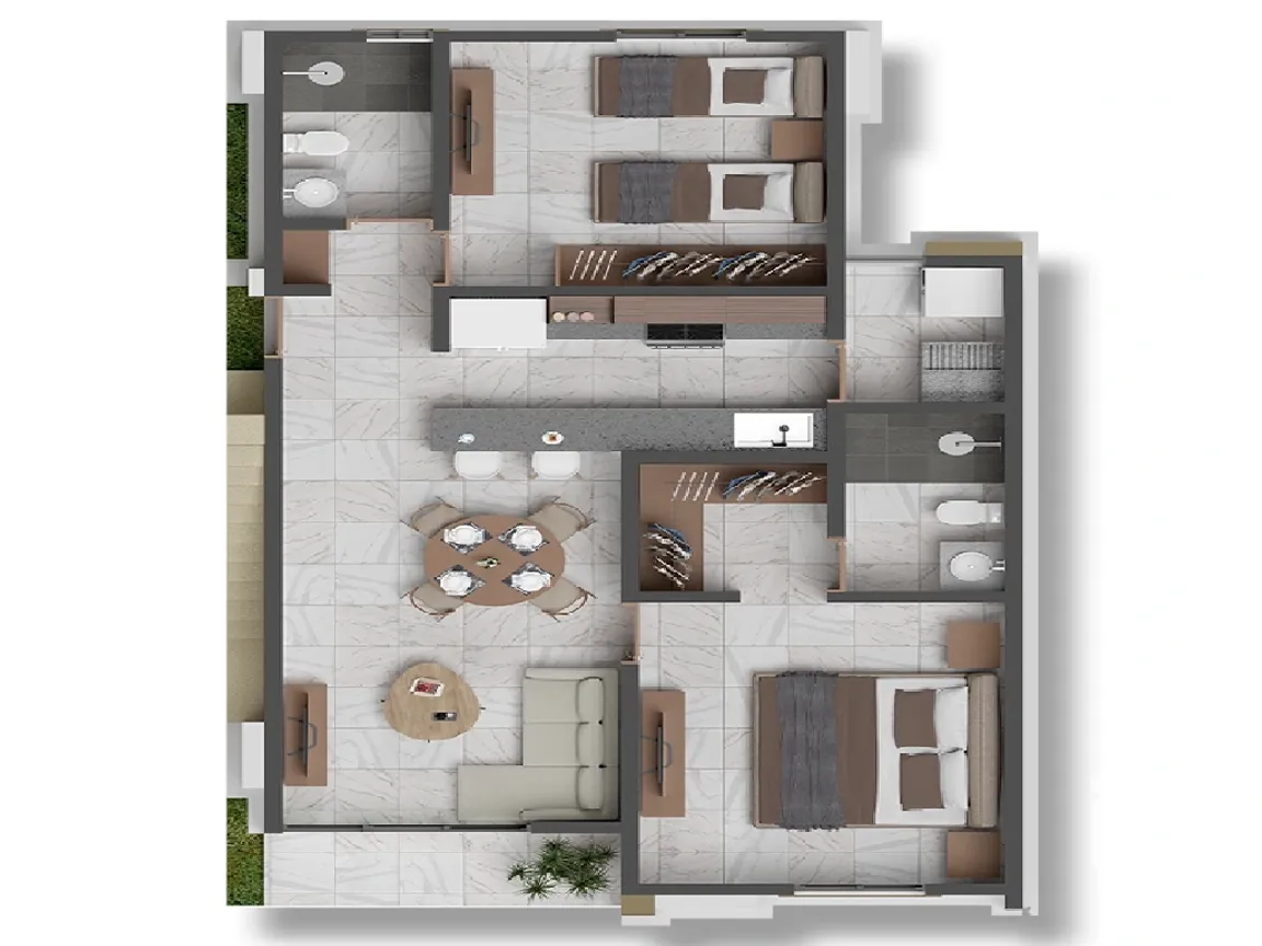 Departamento en Venta en Arbolada, Benito Juárez, Quintana Roo | NEX-256096 | iad México | Foto 5 de 5